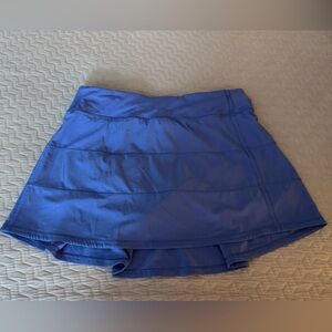 lululemon athletica Blue pace rival Skirt 10